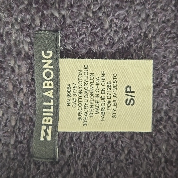 Billabong Grey Fringe Cardigan - Picture 6 of 8